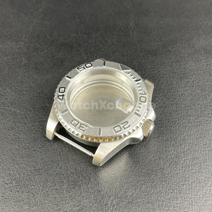 Diver 40mm SUB Watch Case fit NH35A NH36 10ATM Silver Colour Solid Back Sapphire