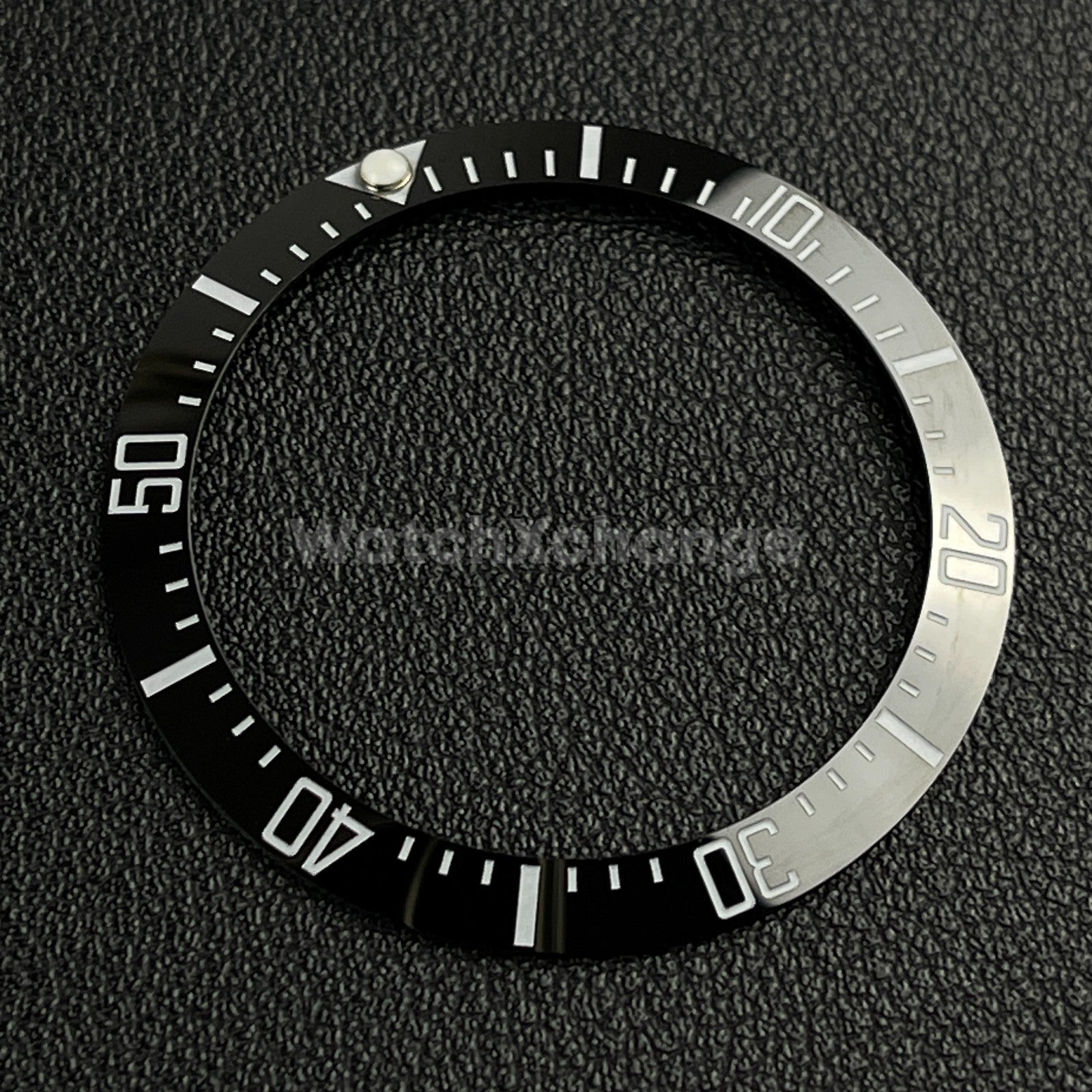 38mm Ceramic Bezel Insert Black & White For Rolex Seiko SKX SRPD Mod