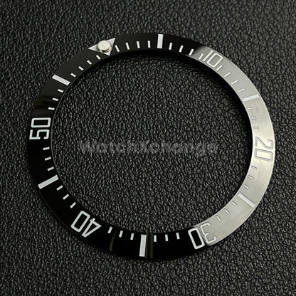 38mm Ceramic Bezel Insert Black & White For Rolex Seiko SKX SRPD Mod