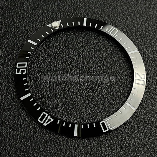 38mm Ceramic Bezel Insert Black & White For Rolex Seiko SKX SRPD Mod