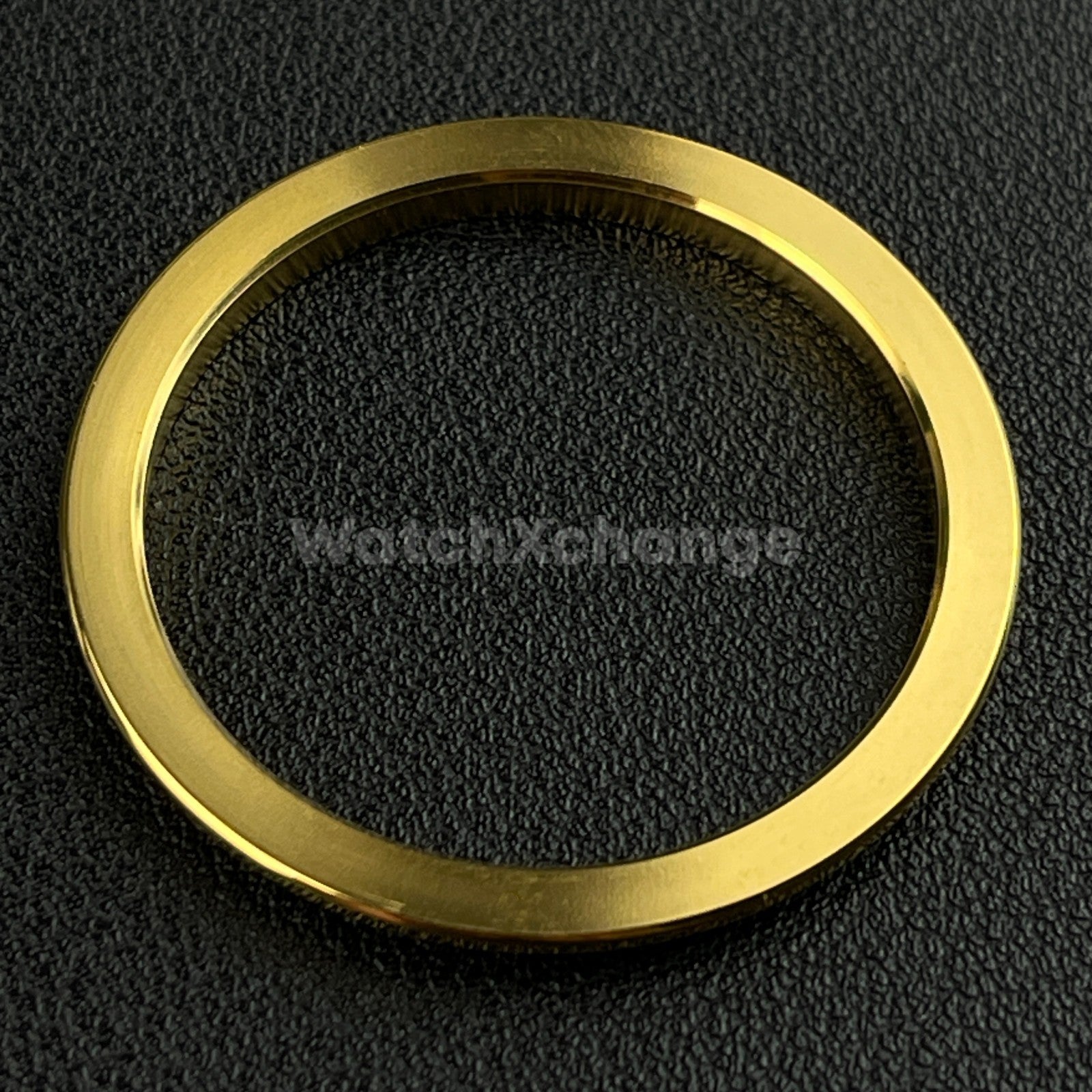 Gold Sloped Polished Stainless Steel Watch Bezel Insert Ring 36mm 39mm