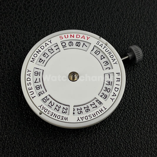 Miyota 8285 Movement Dual Calendar White Machine Mechanical Movement Watch Part