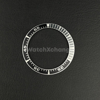 41mm Black & Grey Aluminium Bezel Insert Fits Seiko King Prospex Samurai SRPF