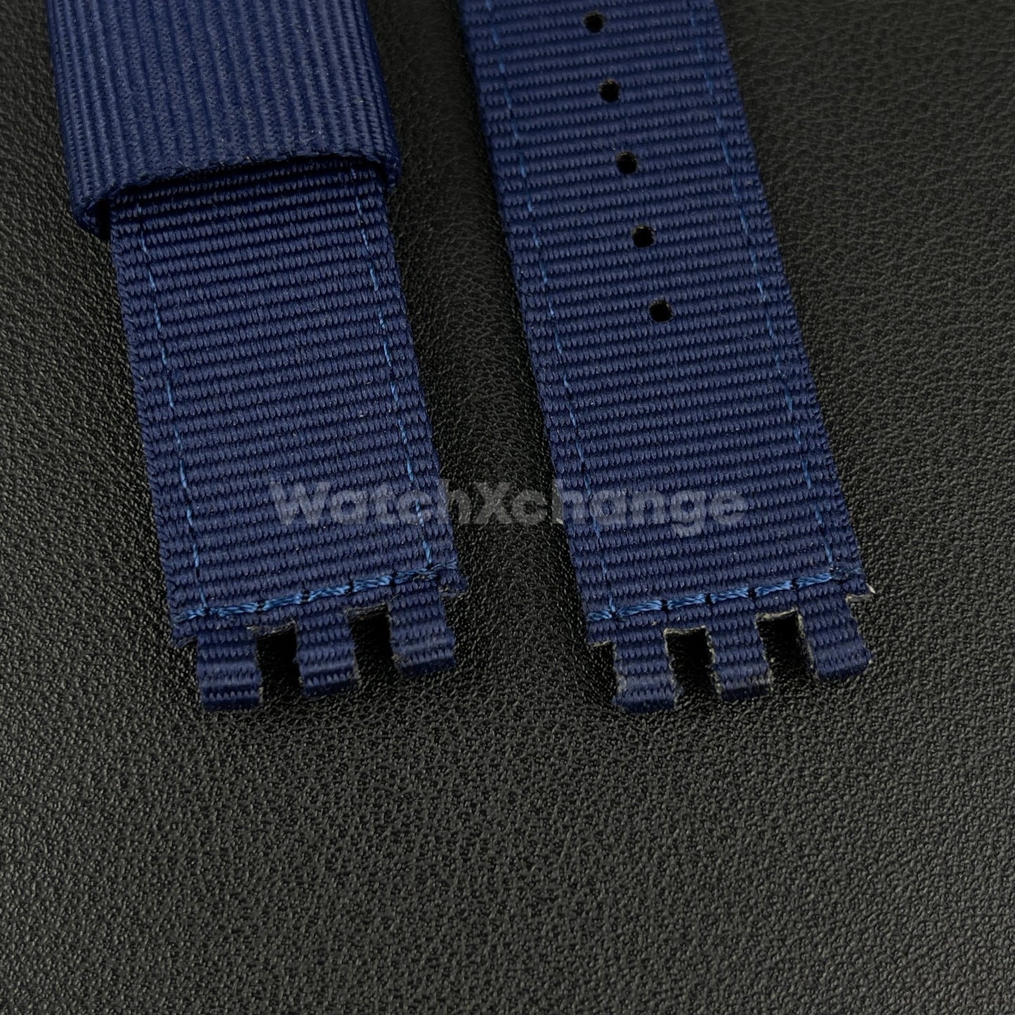 Blue Nylon Strap For Swatch Canvas Watch Band Sport Wristband 19mm