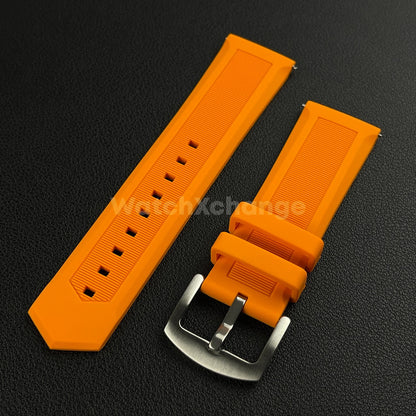 Orange Silicone Watch Strap For TAG HEUER F1 Rubber 18 20mm 22mm 24mm Wrist Band