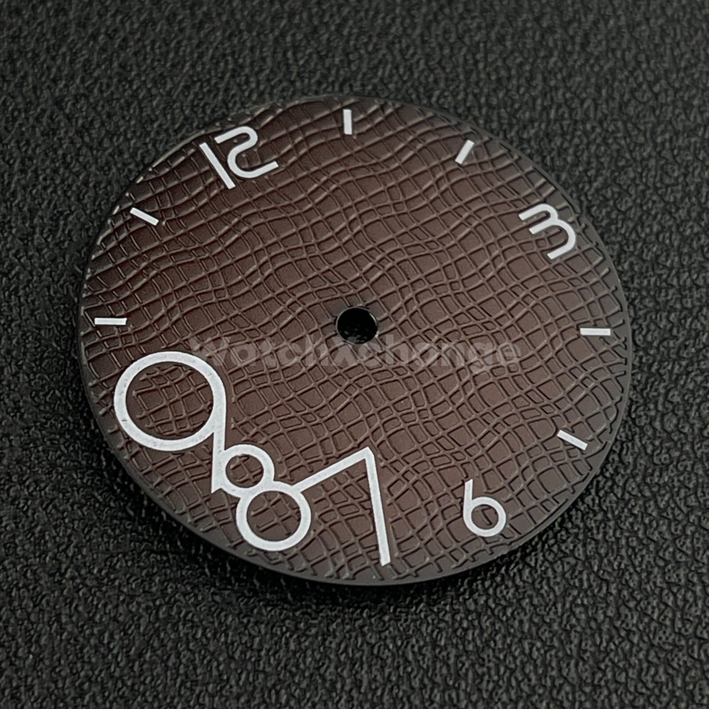 28.5mm Dark Brown Watch Dial Face For SL68 PC21 PC20 GL68 SP68 Quartz Movements