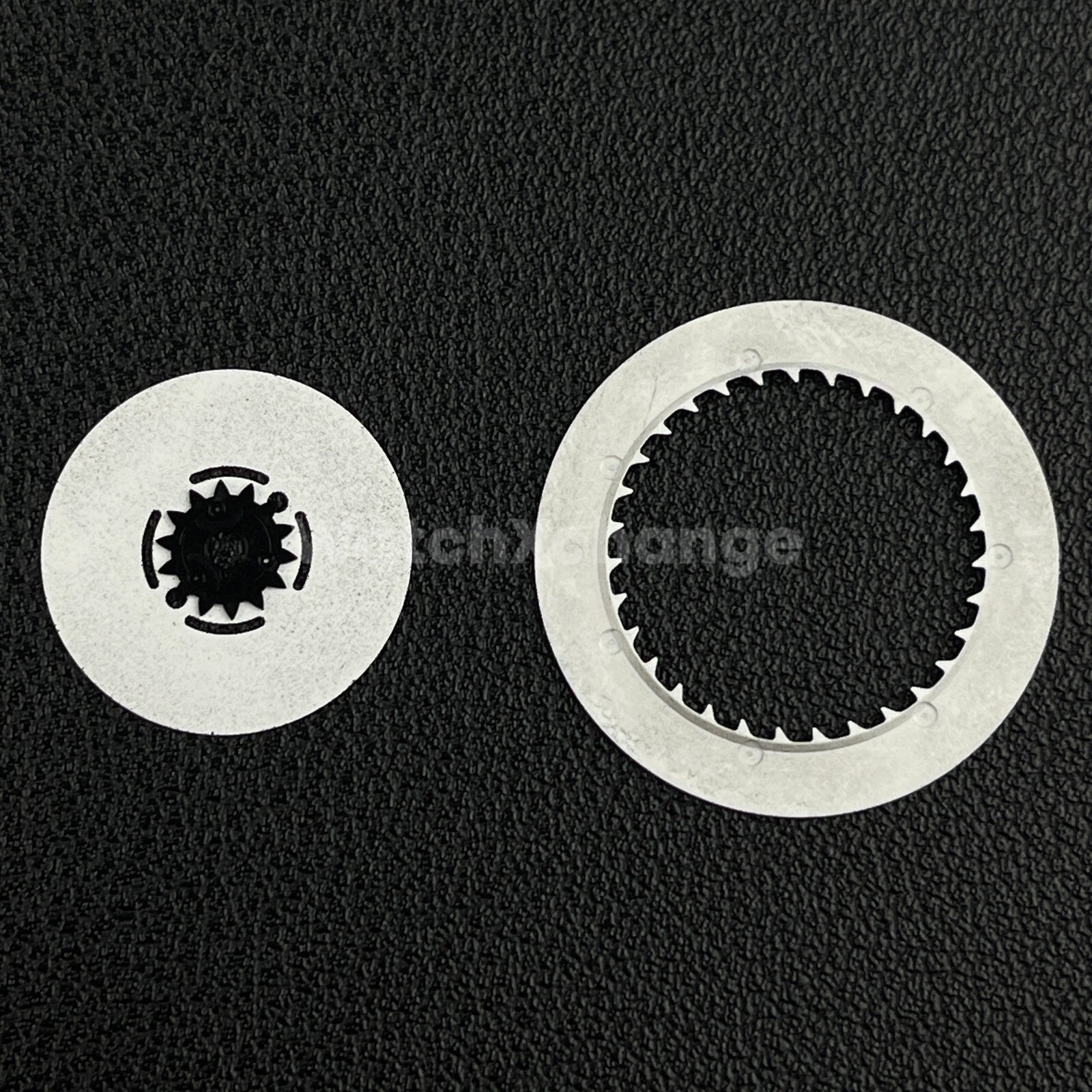 Roman Numeral & English Black White Day Week Date Disk Wheel for NH36 Movement