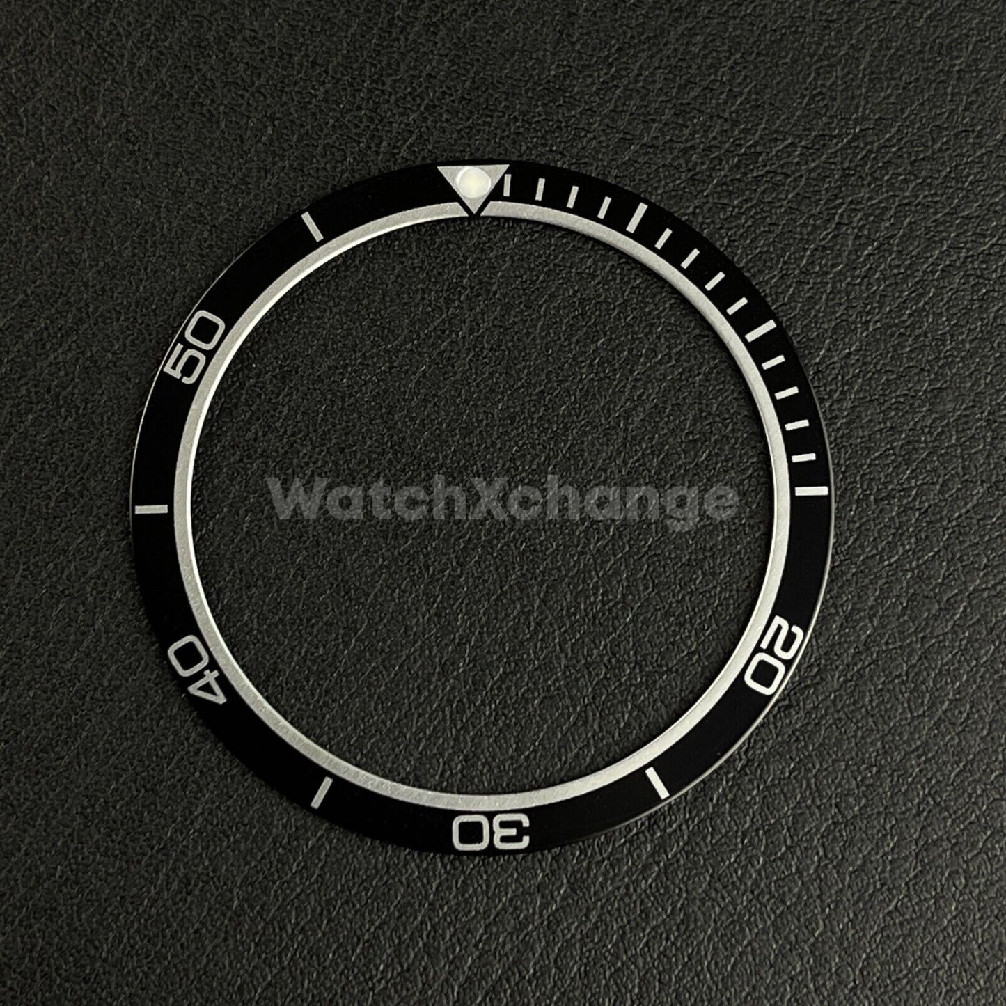 Black 38mm Flat Aluminium Bezel Insert For Diver Watch Seiko Mod SKX SRPD