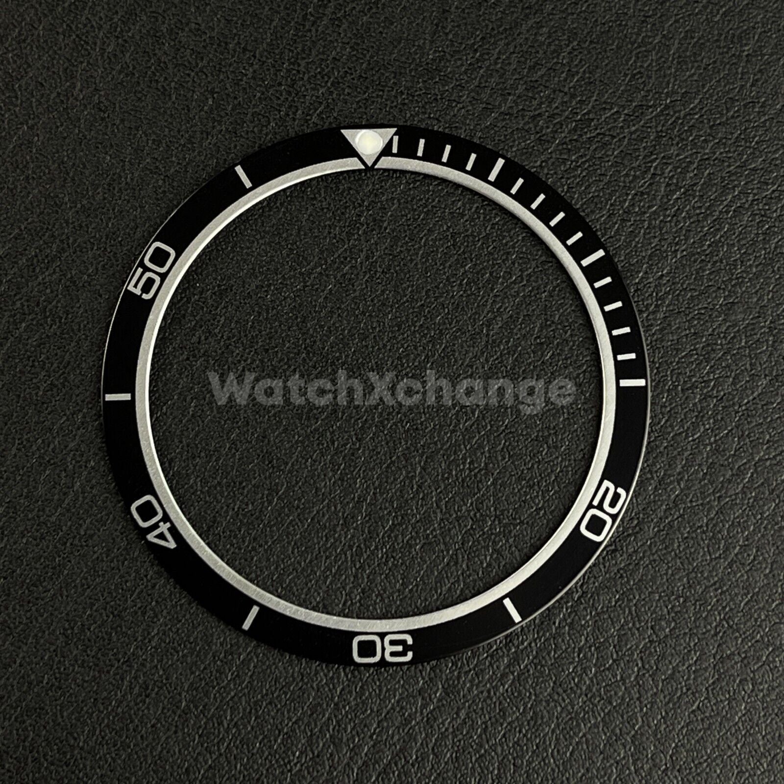 Black 38mm Flat Aluminium Bezel Insert For Diver Watch Seiko Mod SKX SRPD