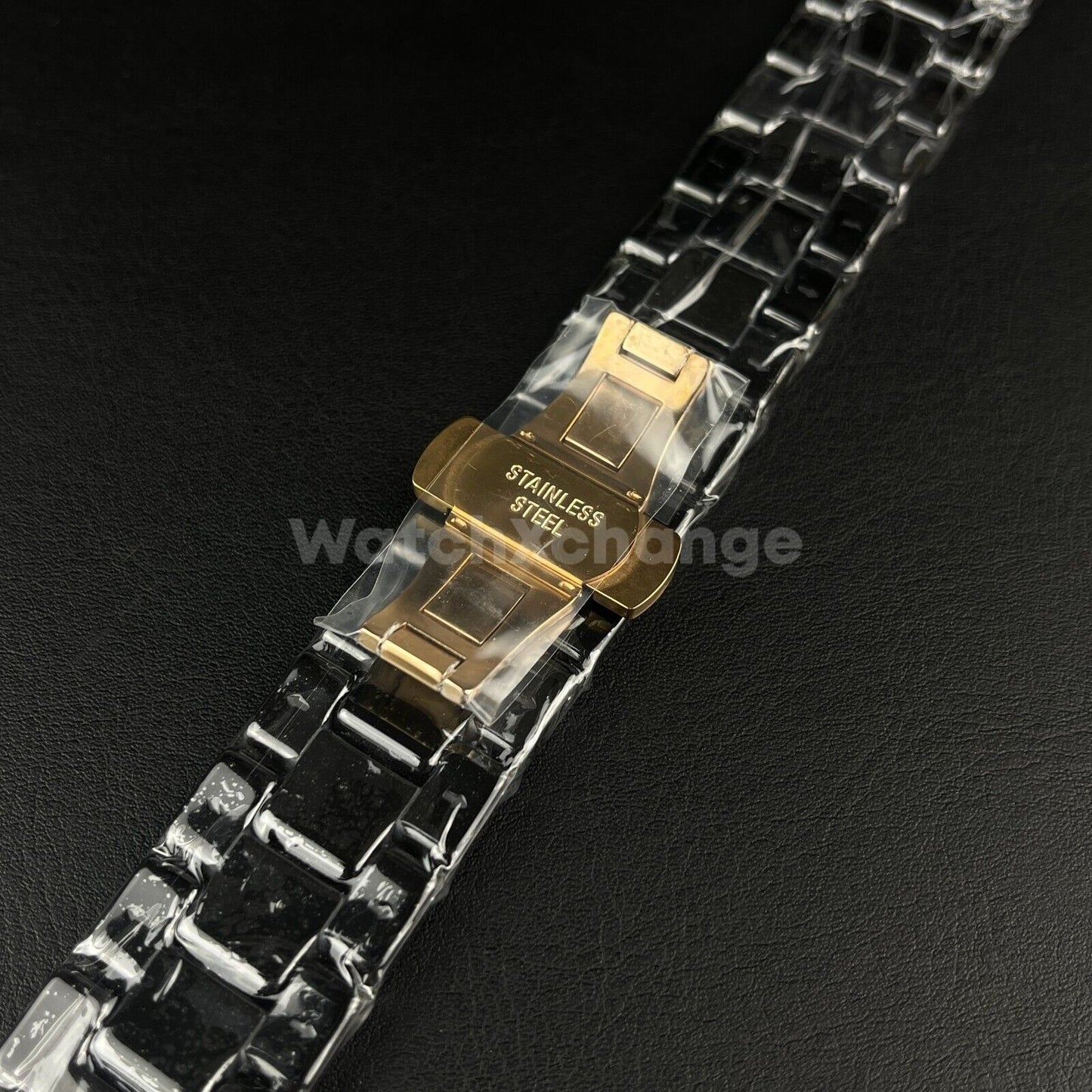 For Emporio Armani AR1410 Watch Black 22mm Ceramic Strap Band Bracelet Clasp