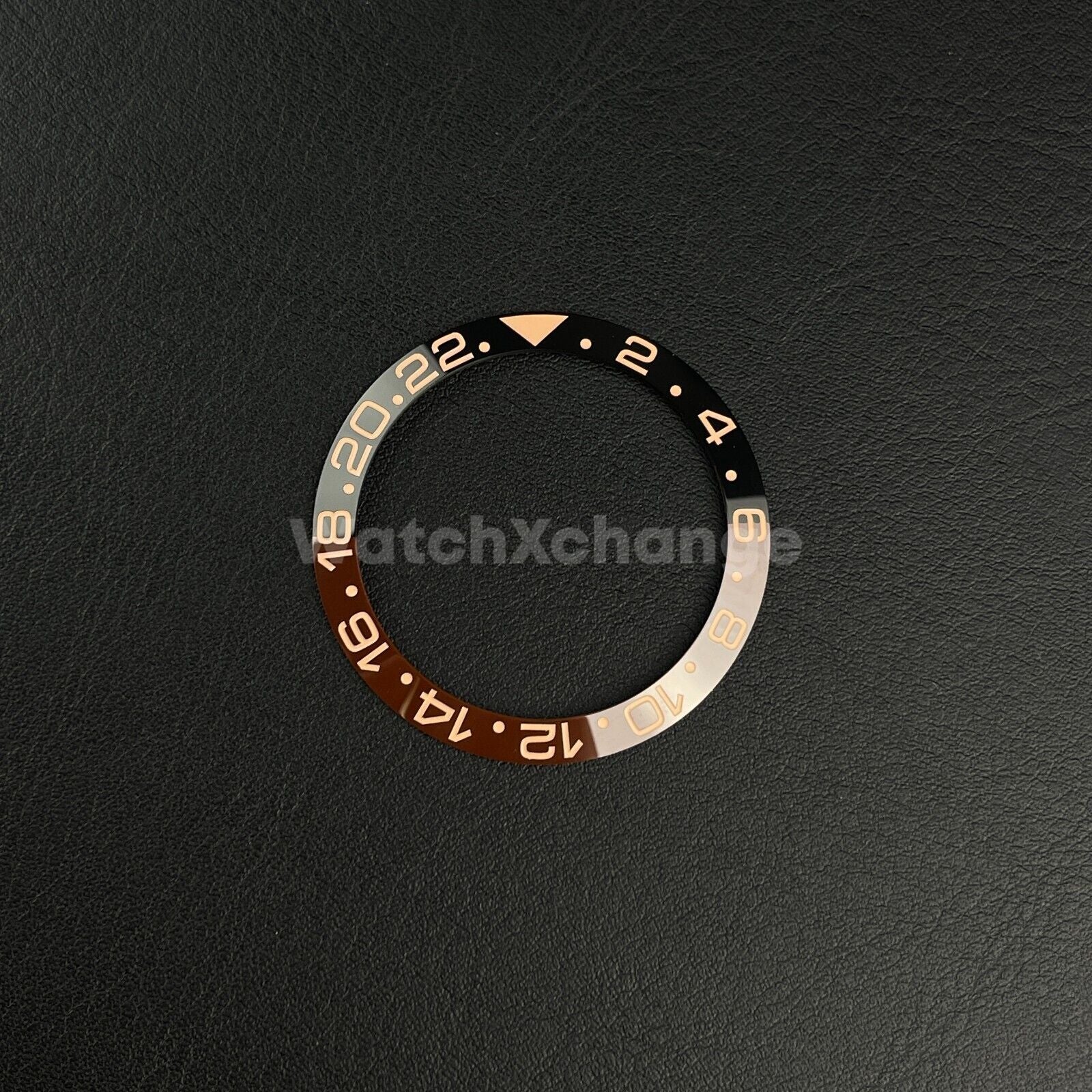 38mm Ceramic Bezel Brown Black insert For Divers Watch Rolex GMT Seiko SKX SRPD