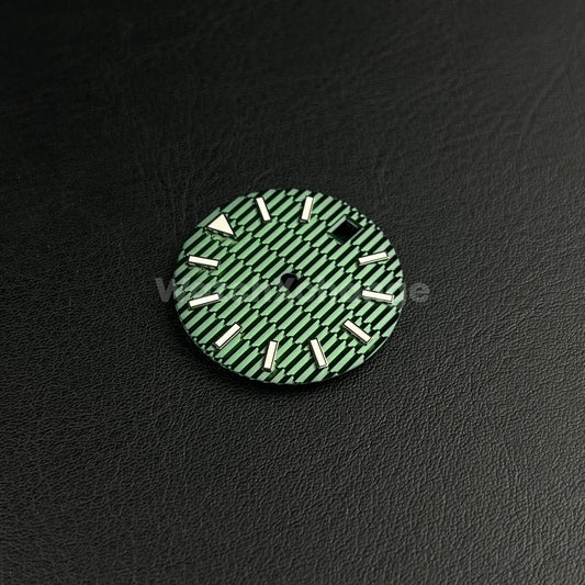 28.5mm Green Watch Dial for SEIKO NH35 Watch Movement Parts