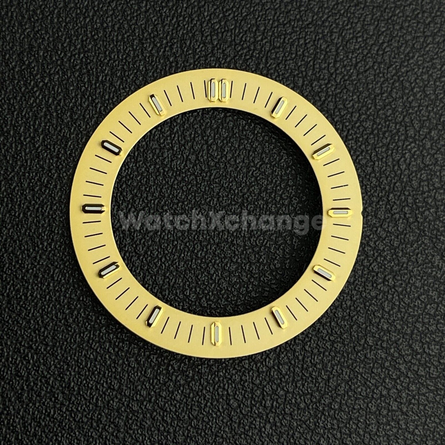Gold 31mm Skeleton Dial Face Fit For NH35 NH36 NH70 Movement Watch Part