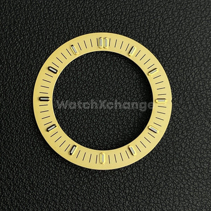 Gold 31mm Skeleton Dial Face Fit For NH35 NH36 NH70 Movement Watch Part