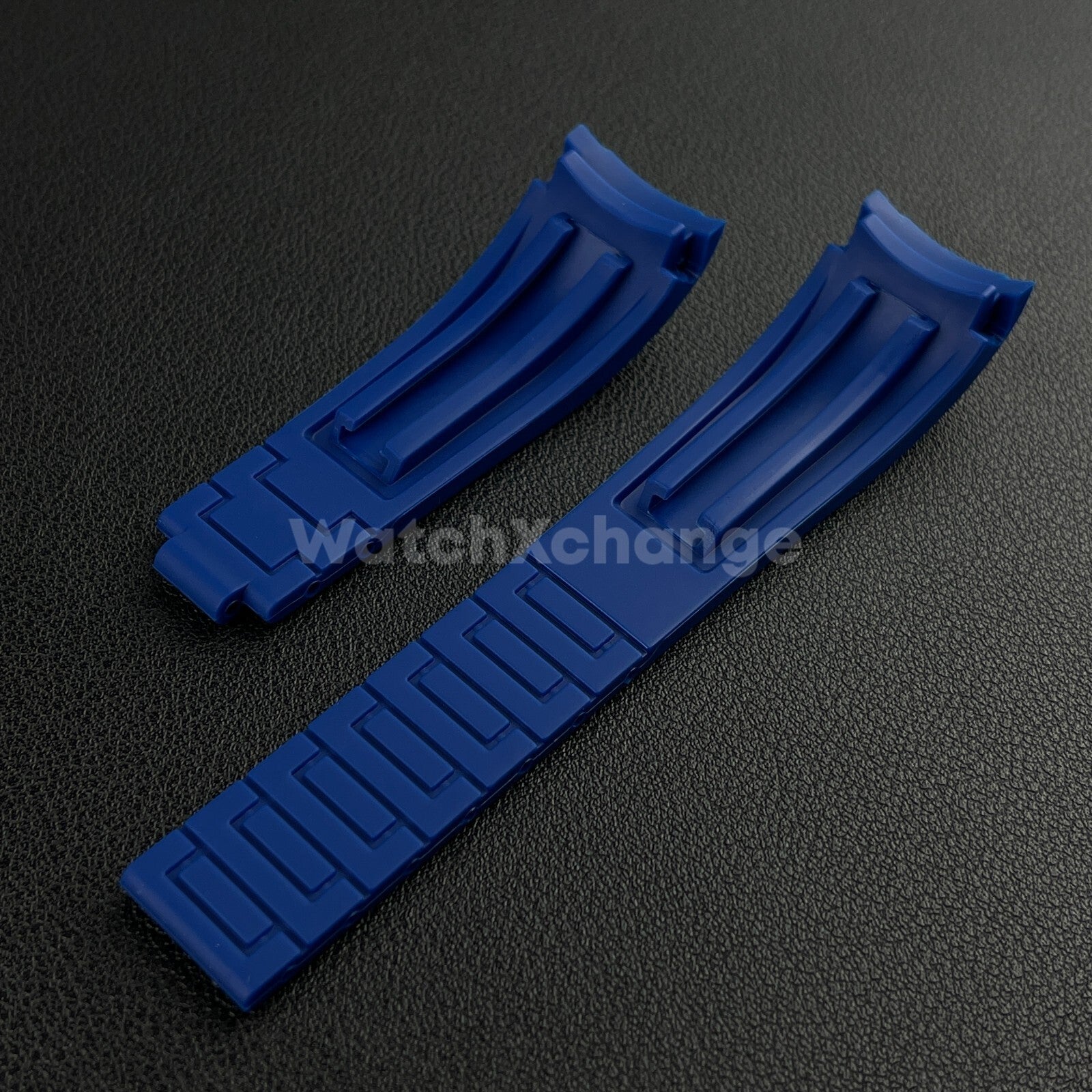 Blue 20mm Replacement Submariner GMT Silicone Rubber Watch Strap Band For Rolex