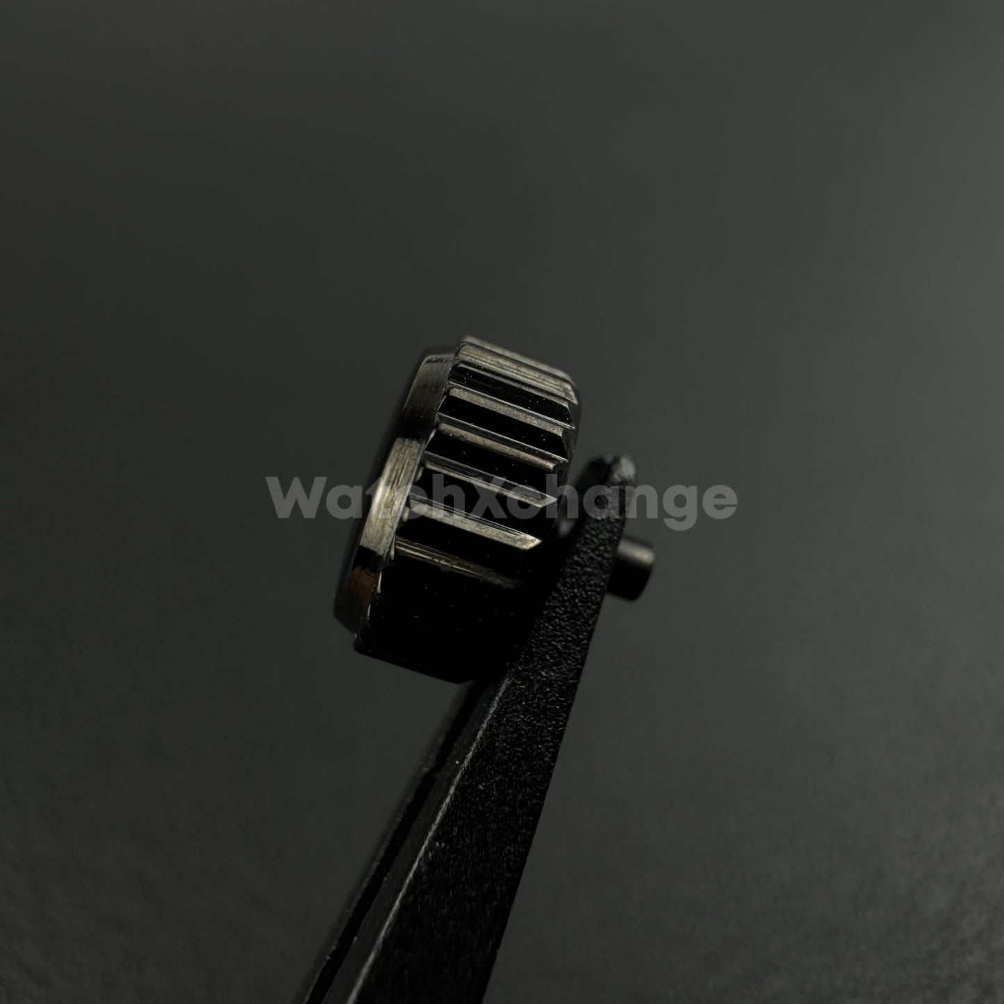 Black Long Tube Replacement Watch Crown 2mm 2.5mm Hole Diameter 3mm - 8mm Head