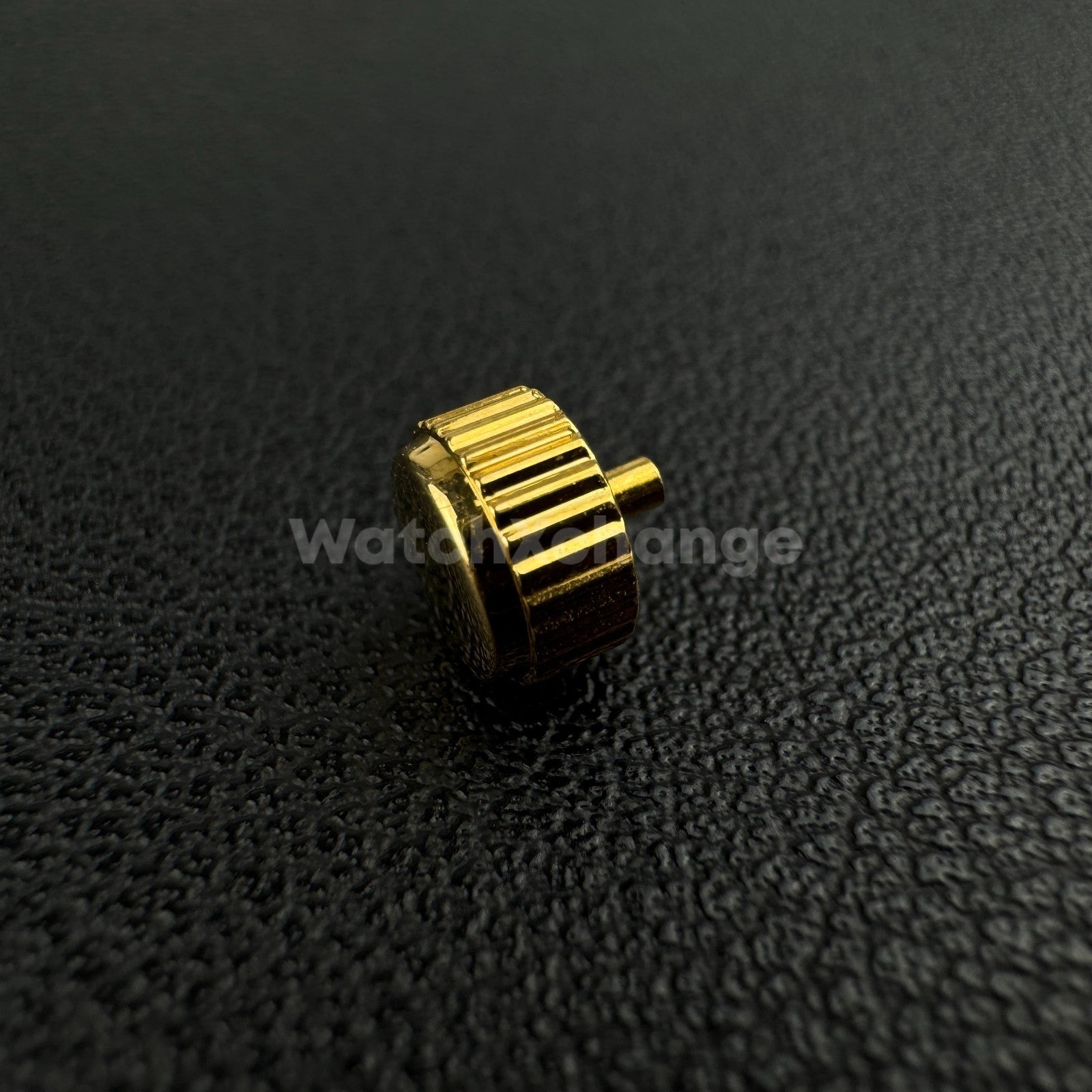 Gold Long Tube Replacement Watch Crown 2mm 2.5mm Hole Diameter 3mm - 8mm Head