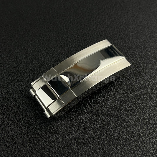 Replacement Clasp/Buckle fit Rolex DAYTONA GMT SUBMARINER Two Tone Silver 9/16mm
