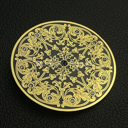 36mm Black & Gold Watch Dial Replacement for ETA 6497 6498 and ST3600 ST3620