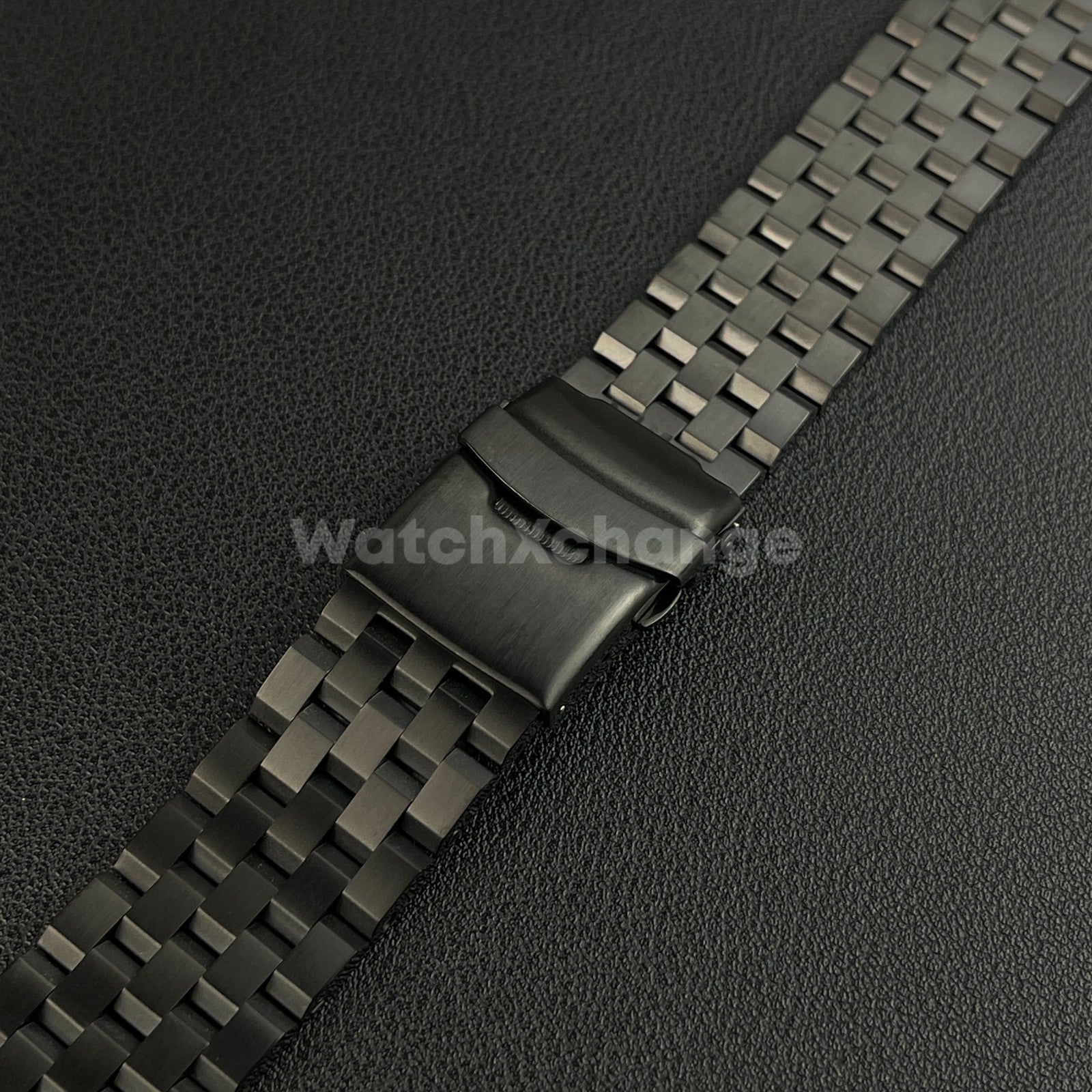 Black Stainless Steel Super Engineer Watch Band Bracelet For Seiko 18mm - 24mm