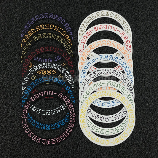 Day Date Dial Patch Decal Fit Seiko NH35 NH36 Japan Automatic Movement