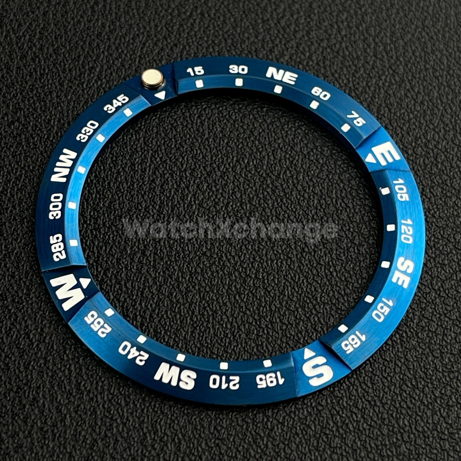 41mm Blue Compass Stainless Steel Bezel Insert Seiko King Prospex Samurai SRPF