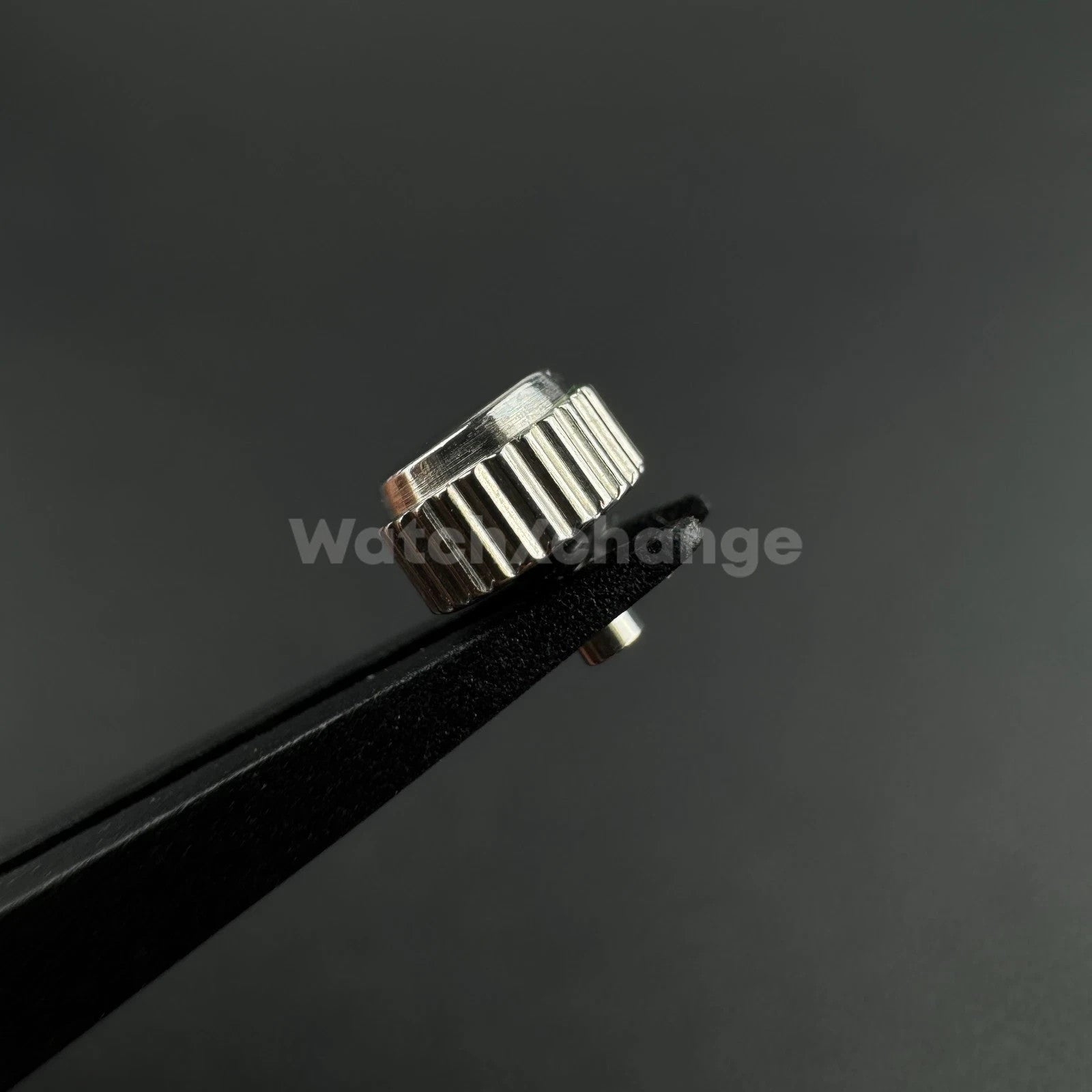 Silver Long Tube Replacement Watch Crown 2mm 2.5mm Hole Diameter 3mm - 8mm Head