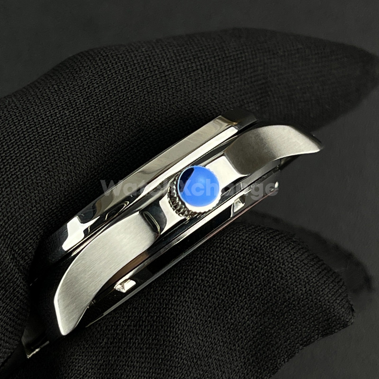 40mm Silver Stainless Steel Watch Case For Japanese NH35 NH36 NH38