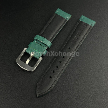 Green Nylon Strap fit Tag Heuer Monaco Carrera Formula 1 Watch 20mm 22mm