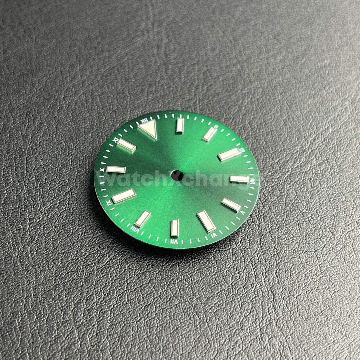 28.5MM Green Watch Dial Luminous Watch Accessory for NH35/ETA2836/8215 Movement