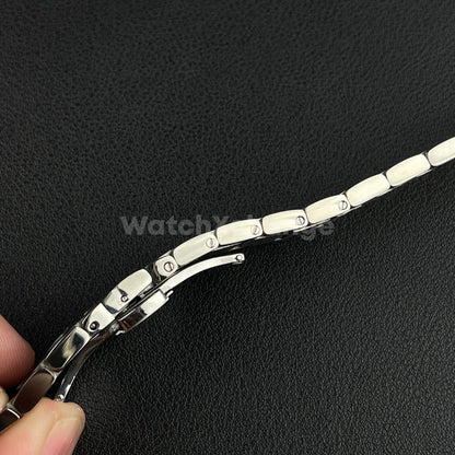 Curved End Metal Watchband Fit For Omega Seamaster AT150 Aqua Terra Watch Strap
