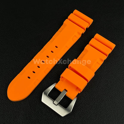 Waterproof Silicone Rubber Watch Strap Band For Panerai PAM 22mm 24mm 26mm