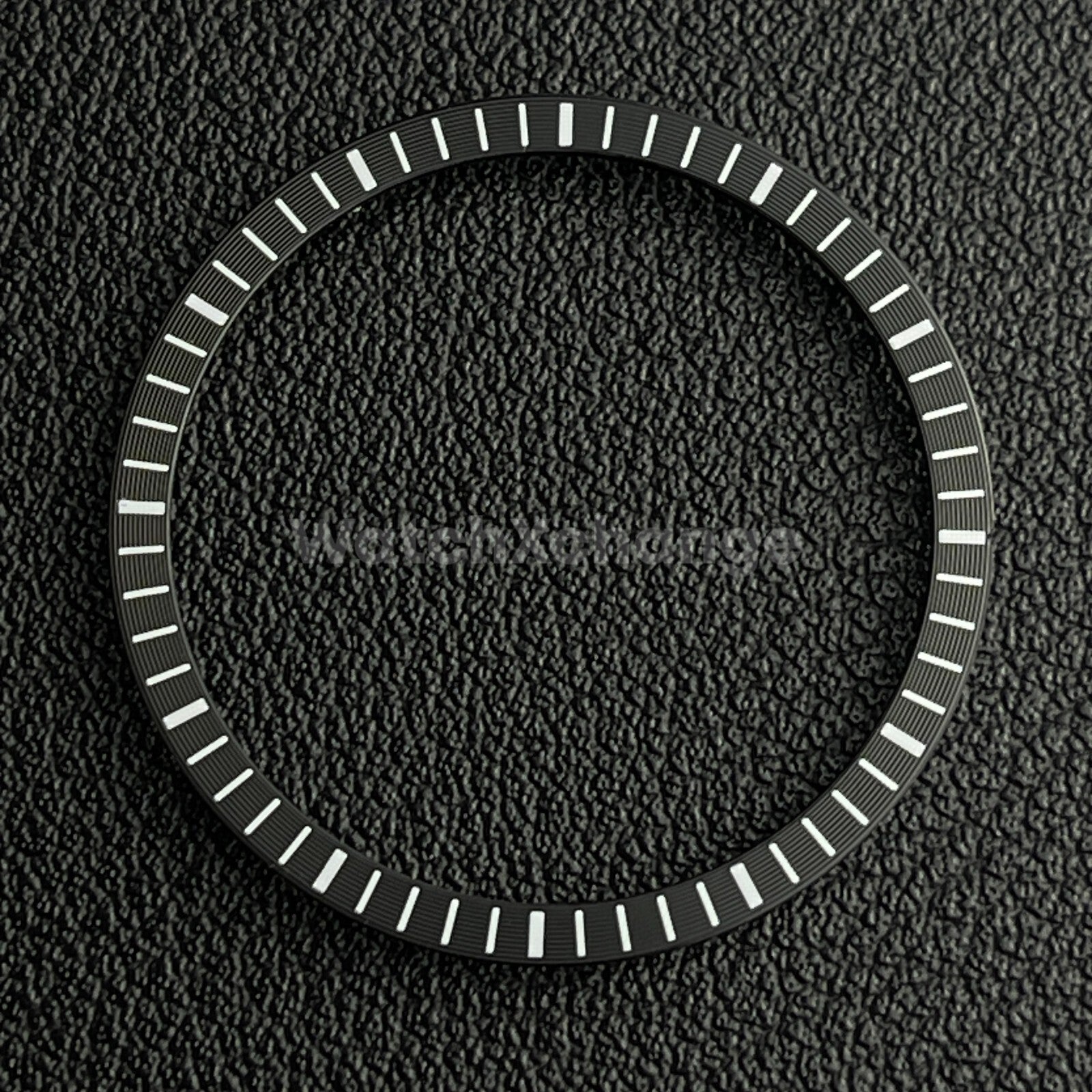 Black 28.5mm Skeleton Chapter Ring Dial Face Fit For NH70 Movement Watch Part