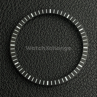 Black 28.5mm Skeleton Chapter Ring Dial Face Fit For NH70 Movement Watch Part