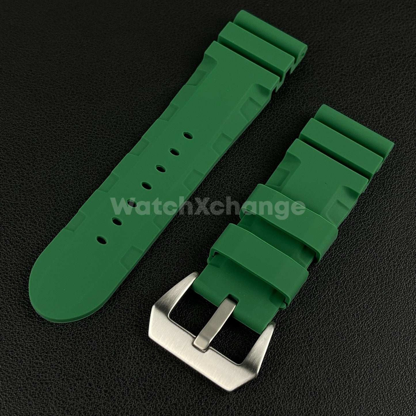 Waterproof Silicone Rubber Watch Strap Band For Panerai PAM 22mm 24mm 26mm