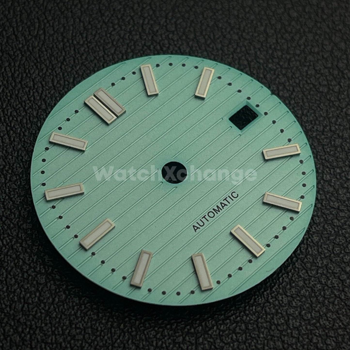 30.5mm Green Nautilus Style Dial Green Luminous For Seiko NH35 NH36 Movements