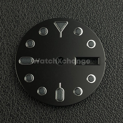 28.5mm Black & Grey Watch Dial Face for SEIKO NH36 Movement