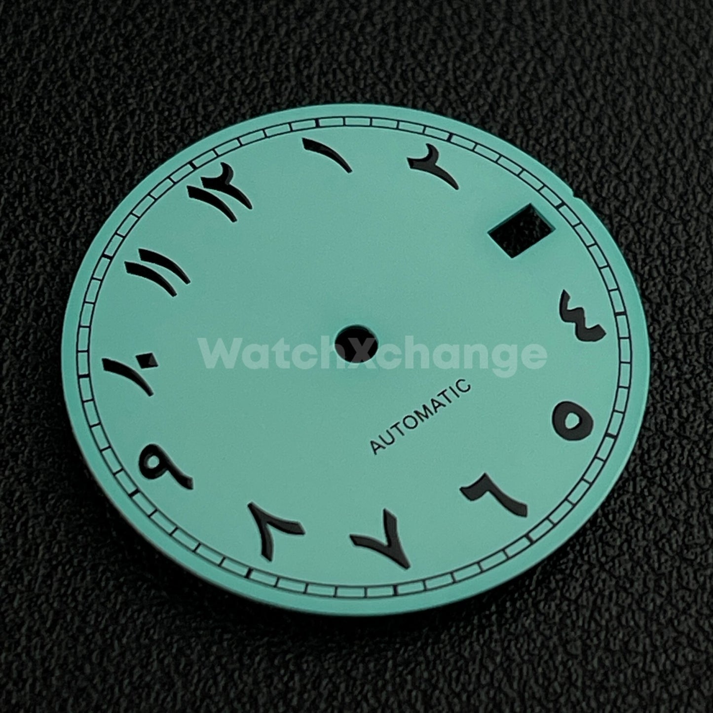 28.5mm  Turquoise Blue Arabic Watch Dial NH35 NH36 4R35 Movement Professional