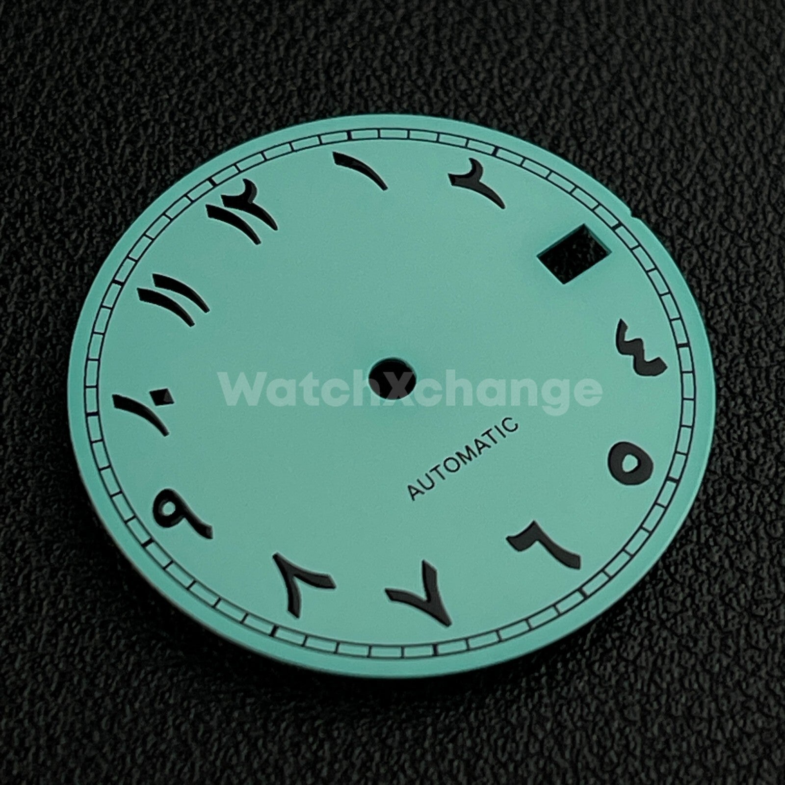 28.5mm  Turquoise Blue Arabic Watch Dial NH35 NH36 4R35 Movement Professional