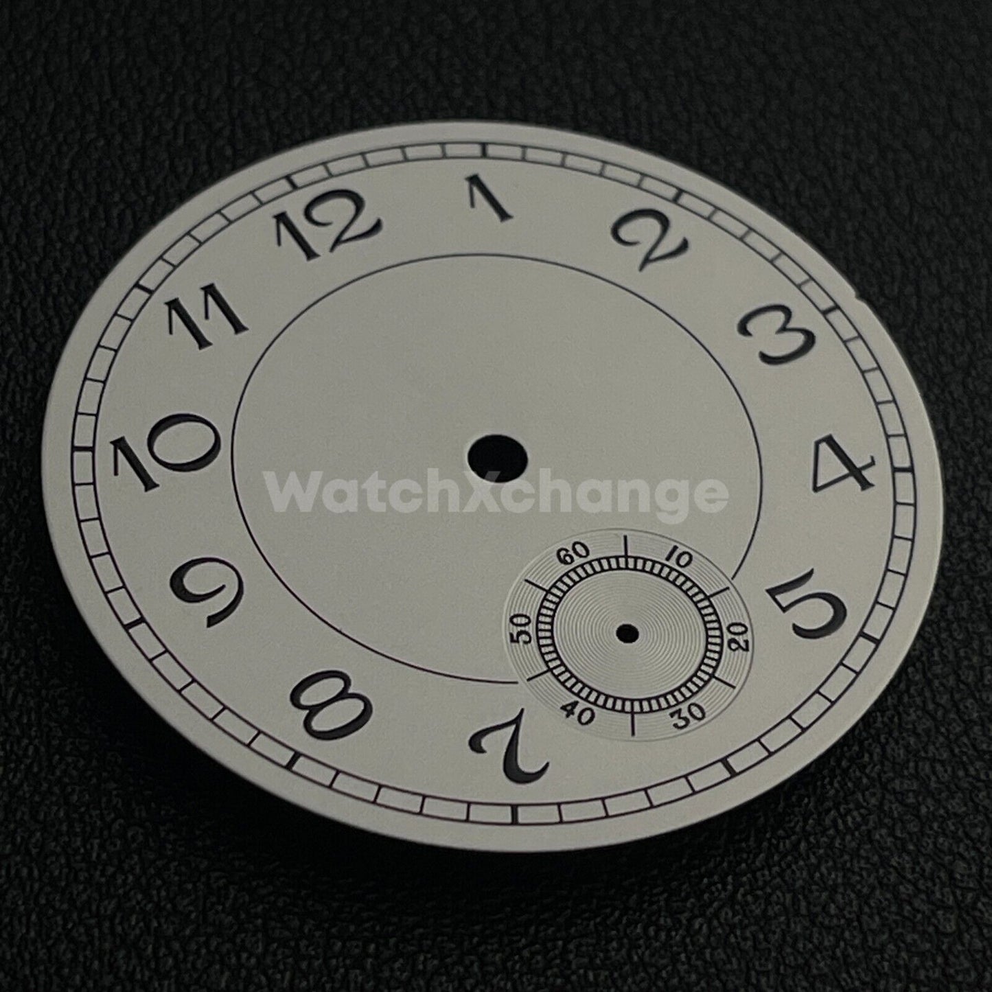 38.9mm White Watch Dial For ETA 6498 Seagull ST36 Movement Part