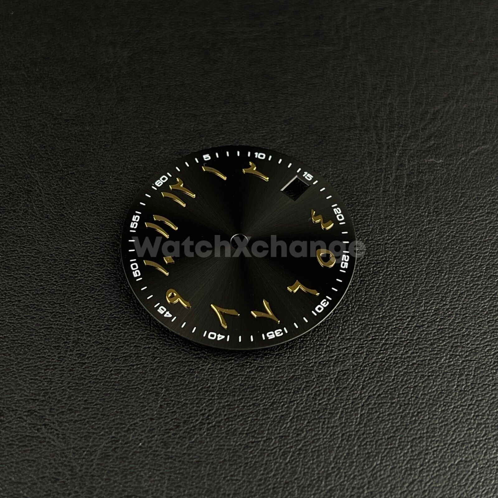 28.5mm Black Gold Arabic Watch Dial NH35 NH36 Movement Professional