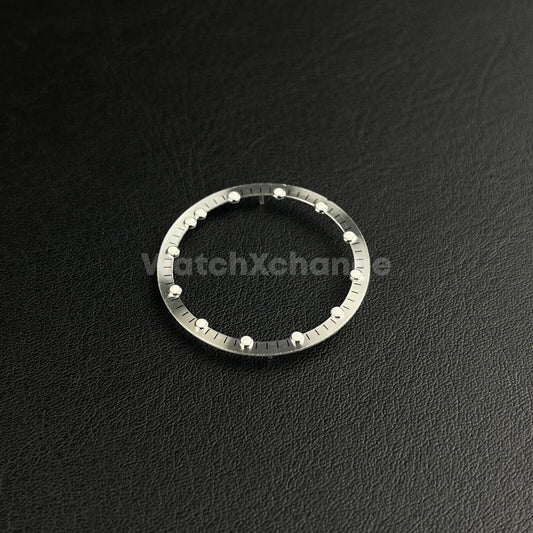 28.5mm Silver Watch Dial Circle Plate Ring for NH70 NH72 Skeleton Movement