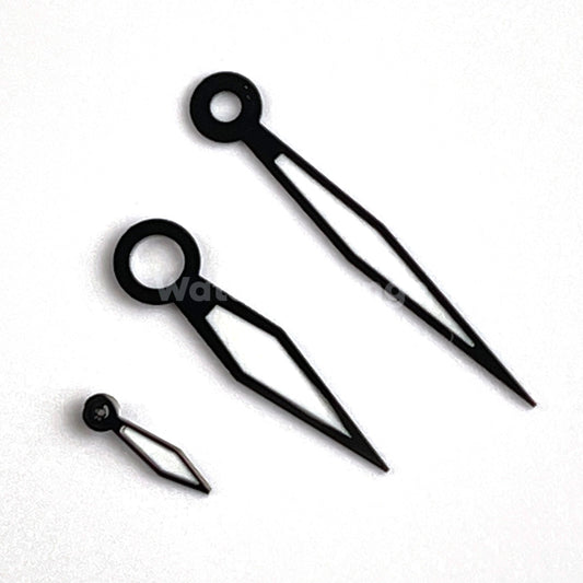 Black Diamond Watch Hands For ETA 6497/6498 Seagull ST3600/ST3620 Movements