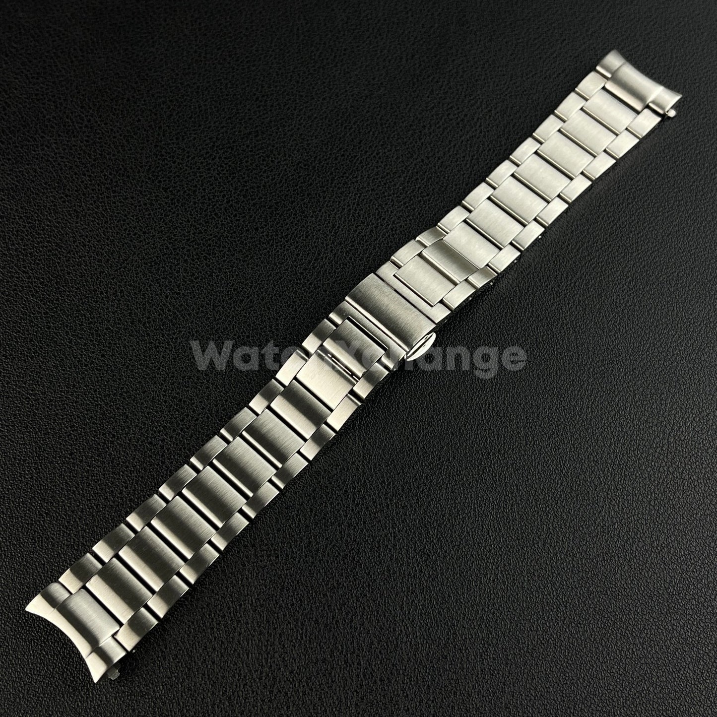 Curved End Metal Watchband Fit For Omega Seamaster AT150 Aqua Terra Watch Strap