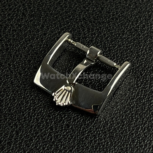 Silver Replacement Rolex Vintage Watch Buckle - Stainless Steel 14/16/18/20mm