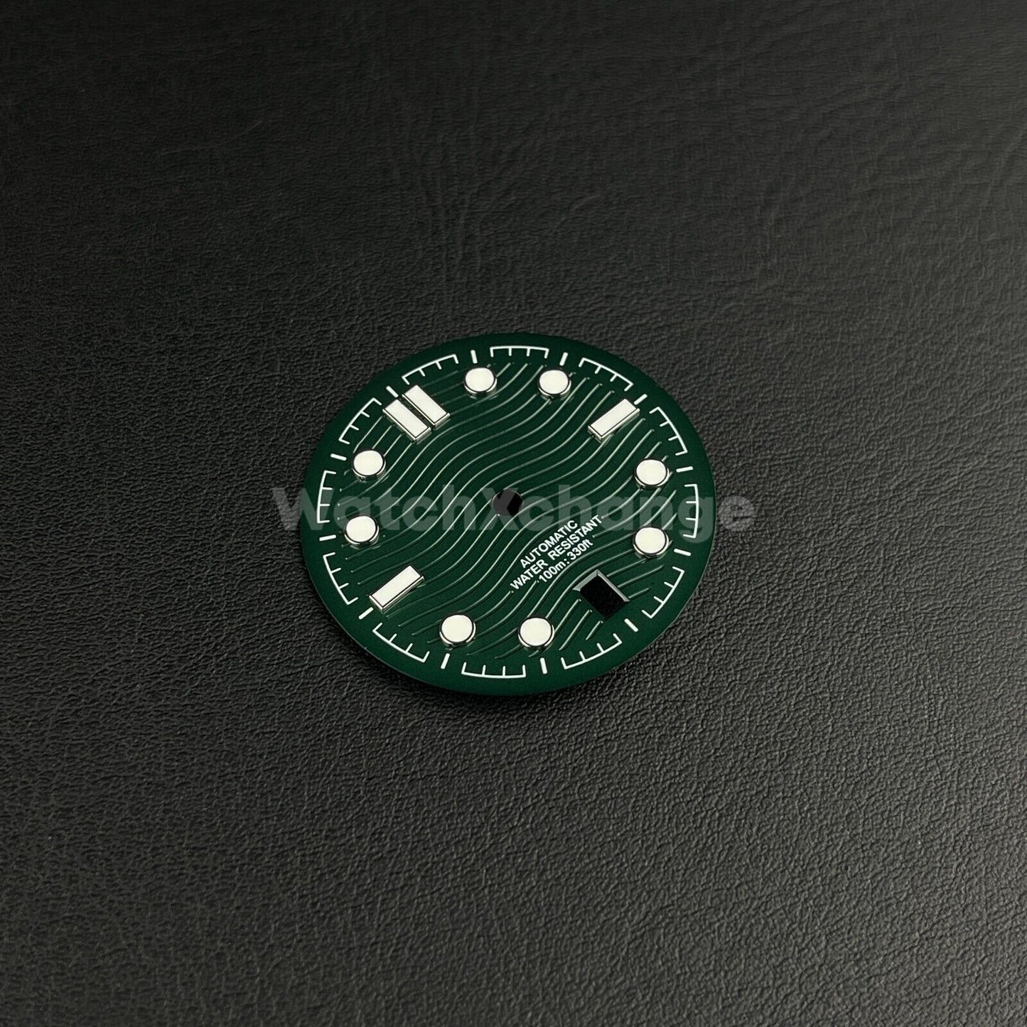 31.7mm Green Watch Dial for SEIKO NH35 NH36 Watch Movement Parts