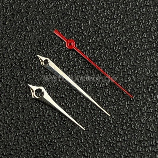 Silver & Red SEIKO HATTORI EPSON VX Series Watch Hands VX32 VX33 VX42 VX43