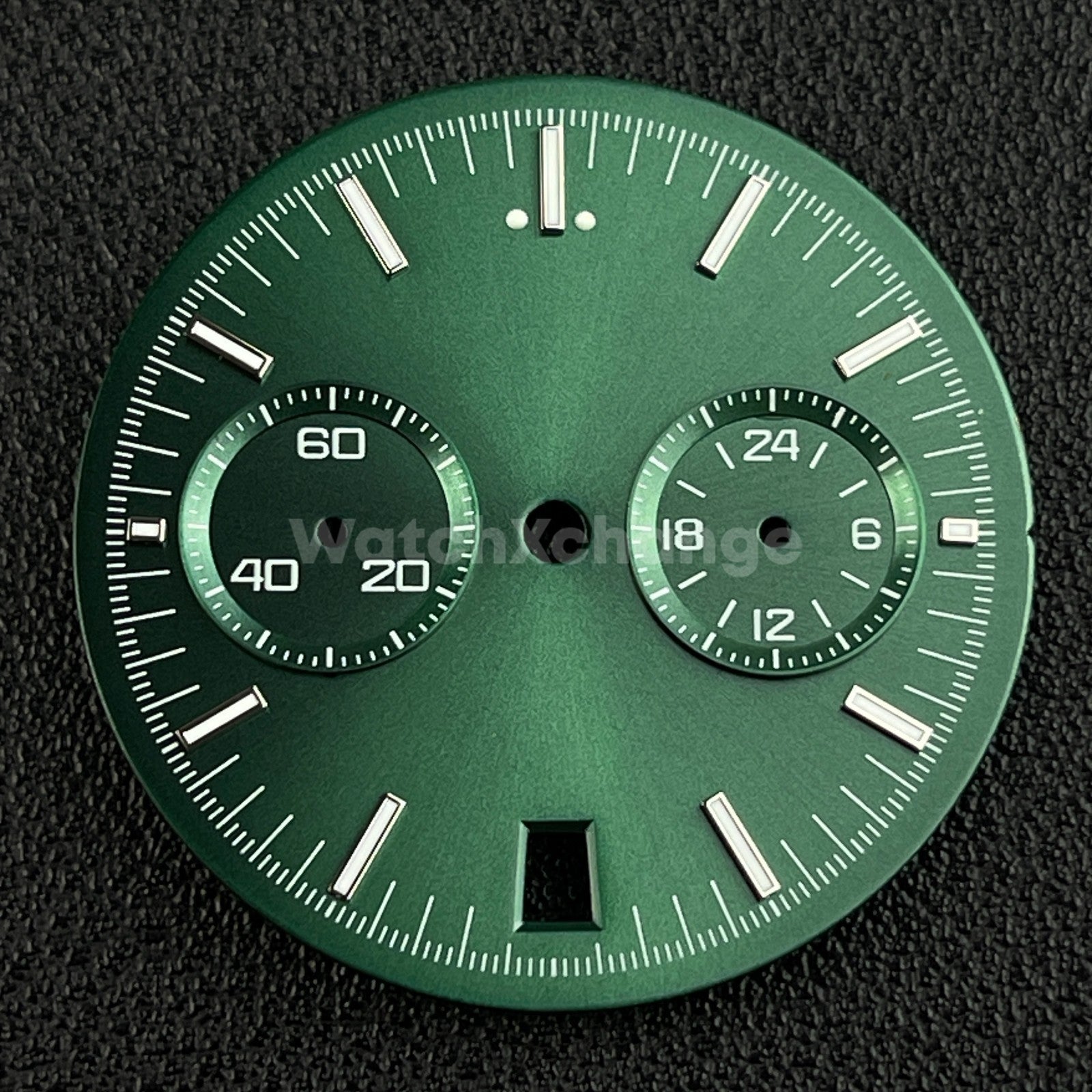 Green 32.5mm Modified Watch Dial Accessory for VK64 Quartz Movement