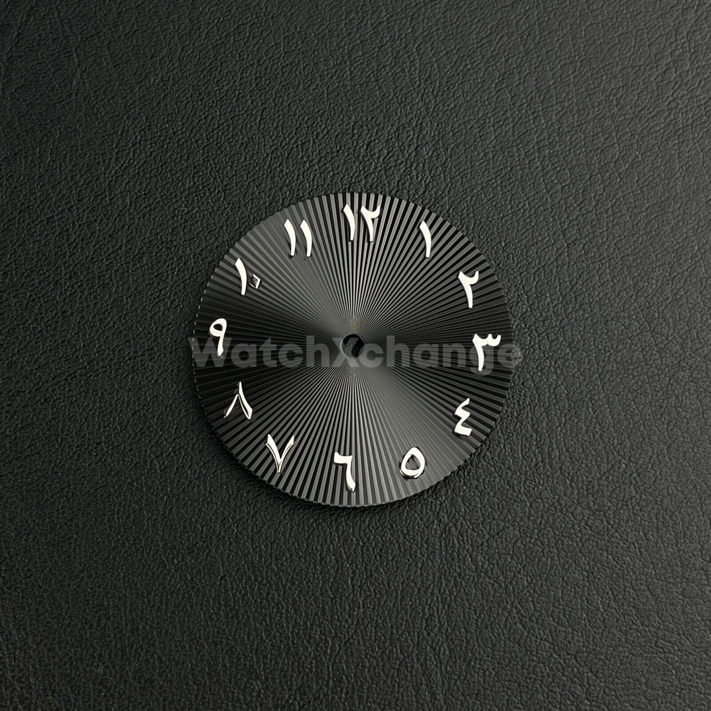 28.5mm Black & Silver Arabic Watch Dial NH35 NH36 Movement Professional