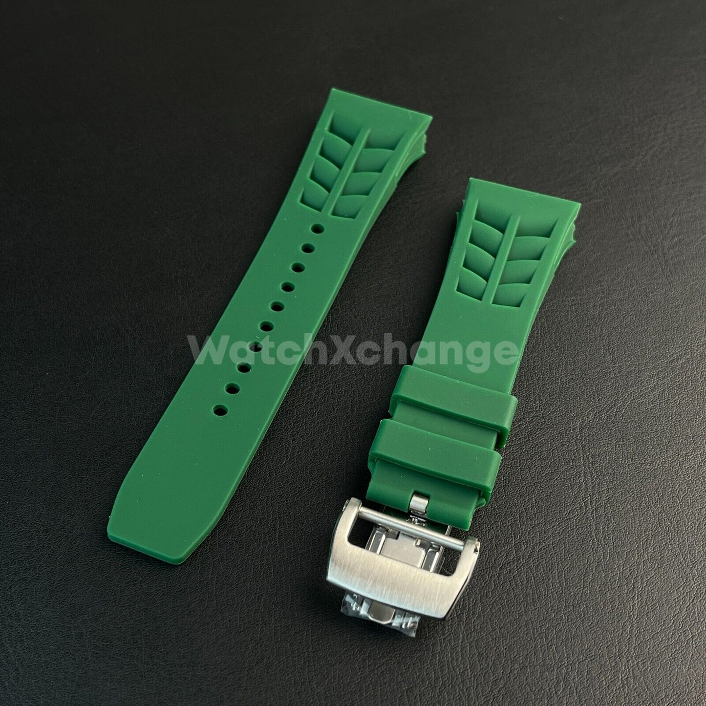 Waterproof Rubber Strap for Richard Mille Mens Silicone Watch Band 25mm